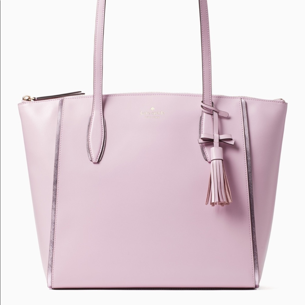 KATE SPADE KALI Quartz Pink Lg Tote Smooth… - Picture 4 of 4